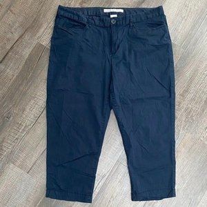 Navy Blue Classic Rise Old Navy Rise Capri's Size 16